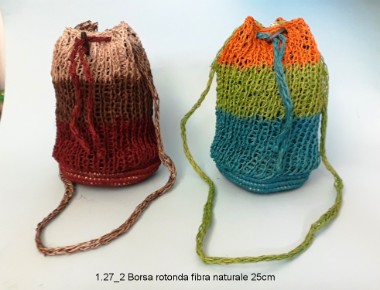 1.27_2 Borsa rotonda fibra naturale 25cm